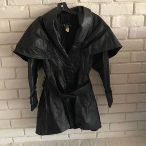 Women’s Genuine Leather Coat Size Medium